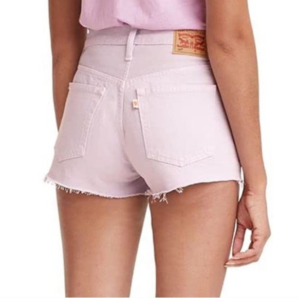 LEVIS Lavender Purple 501 Jean Button Fly Shorts NWT - Picture 1 of 7